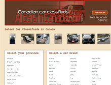 Tablet Screenshot of allcarsincanada.com